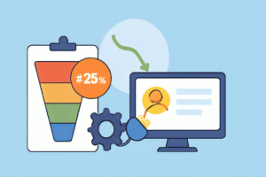 مدل AIDA در دیجیتال مارکتینگ- این تصویری به‌صورت شماتیک کاربردهای مدل را نشان میدهد.