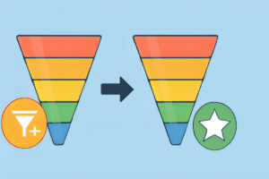 مدل AIDA در دیجیتال مارکتینگ- در تصویر دو محصول درحال مقایسه‌شدن هستند.