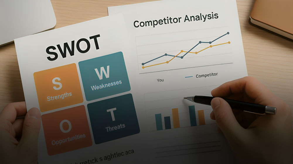 تحلیل SWOT و تحلیل رقبا؛ ابزاری برای رشد واقعی کسبوکارها